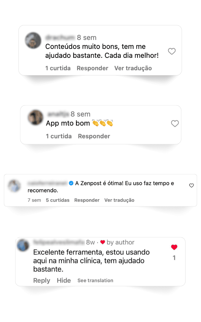 Exemplo de conteúdo gerado pela Zenpost 4